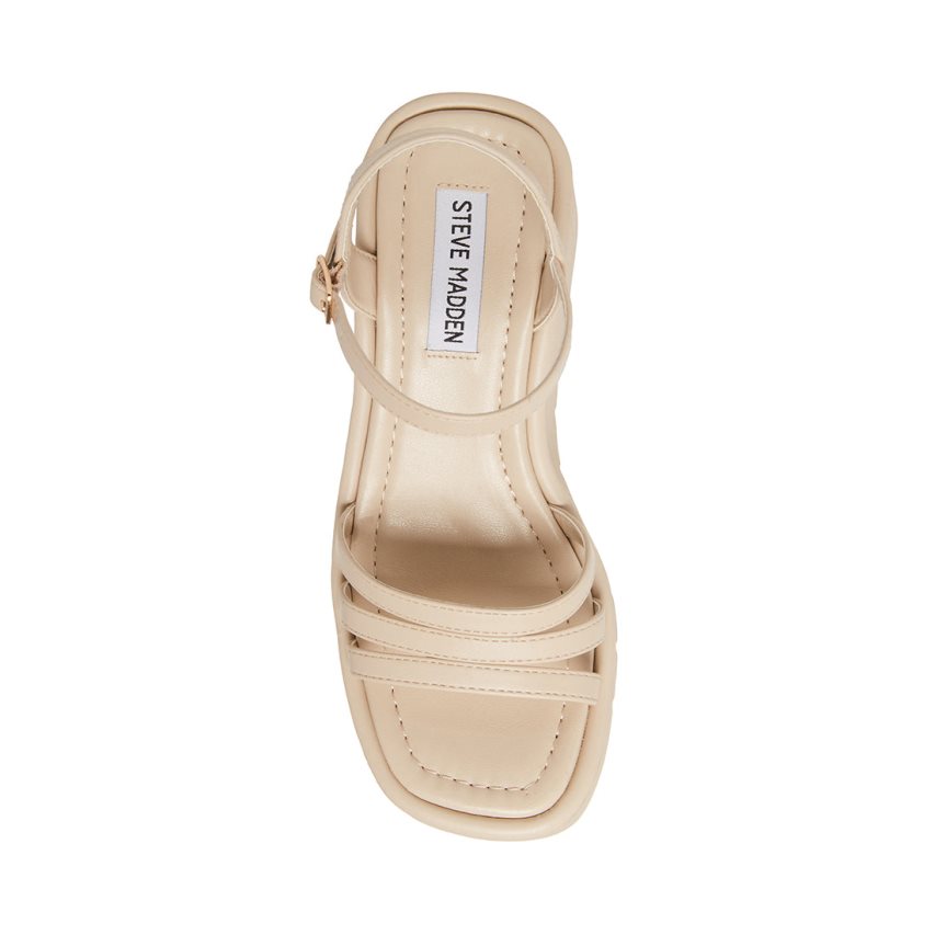 Sandalias de Plataforma Steve Madden Dane Mujer Beige | ES TV8S4E